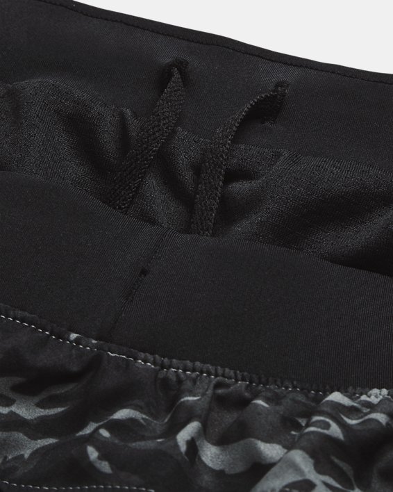 Men's UA Launch Run 7" Print Shorts, Black, pdpMainDesktop image number 4